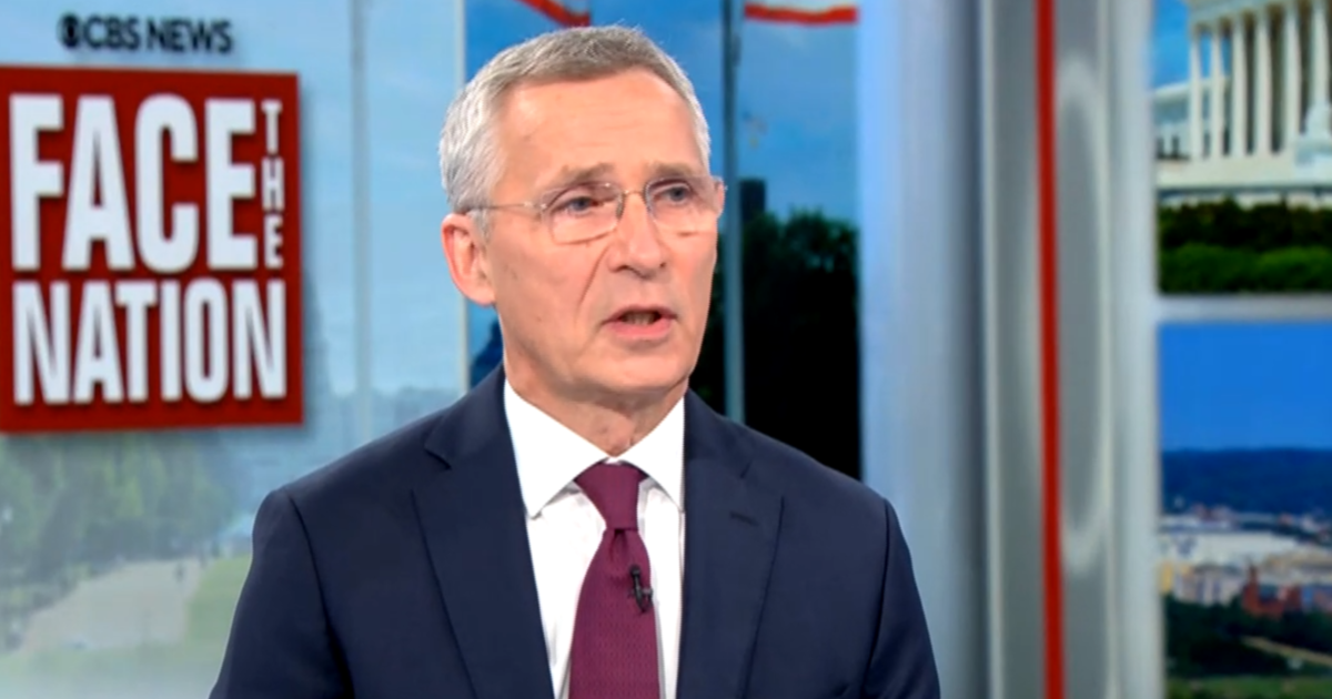 Transcript NATO Secretary General Jens Stoltenberg on "Face the Nation